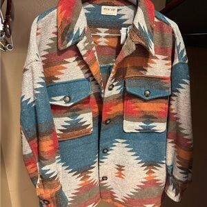 Women's Multicolor Patterned Jacket